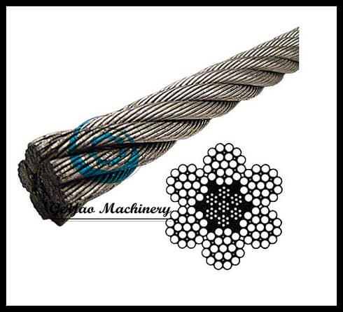 Galvanized Wire Rope EIPS IWRC_6X19 Class _Steel Core_